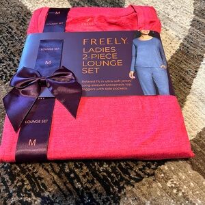 Hot Pink Pajama Set with Gift Presentation